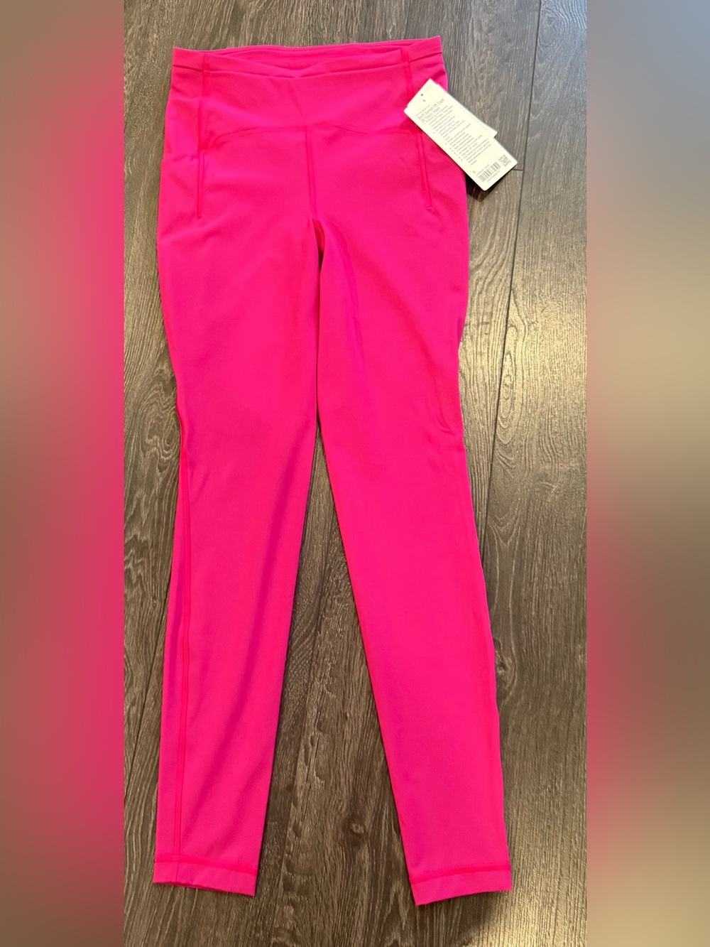 Lululemon Women's High-Waist Hot Pink Active Leggings